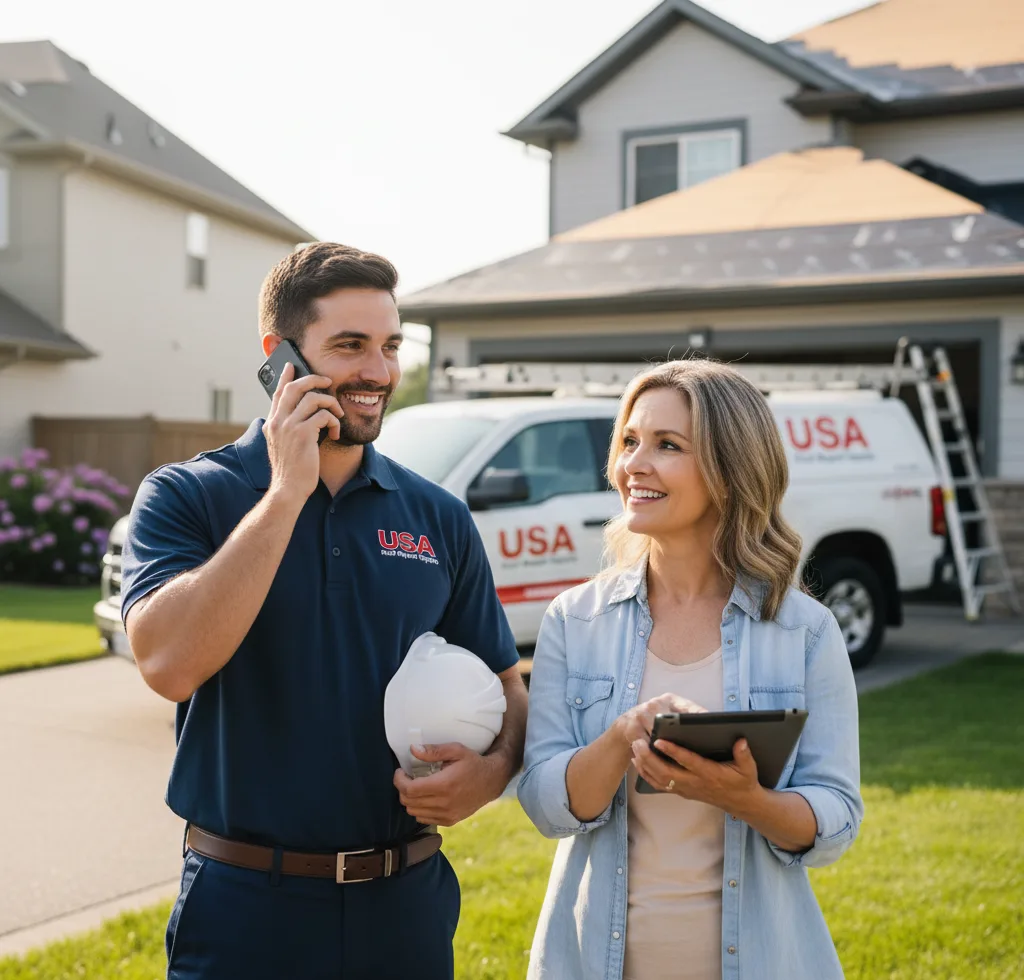USA Roof Repair Experts customer support in Exton